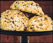 Glutenfria scones med choklad